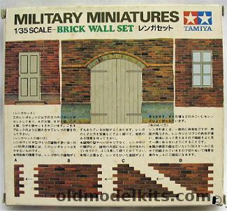 Tamiya 1/35 Brick Wall Set, MM28 plastic model kit